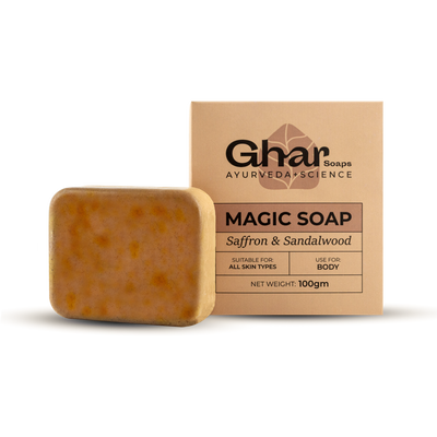 MAGIC SOAP (SANDAL WOOD AND SAFFRON SOAP)
